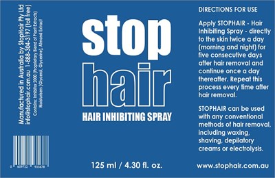 Label Stop Hair (Stop)