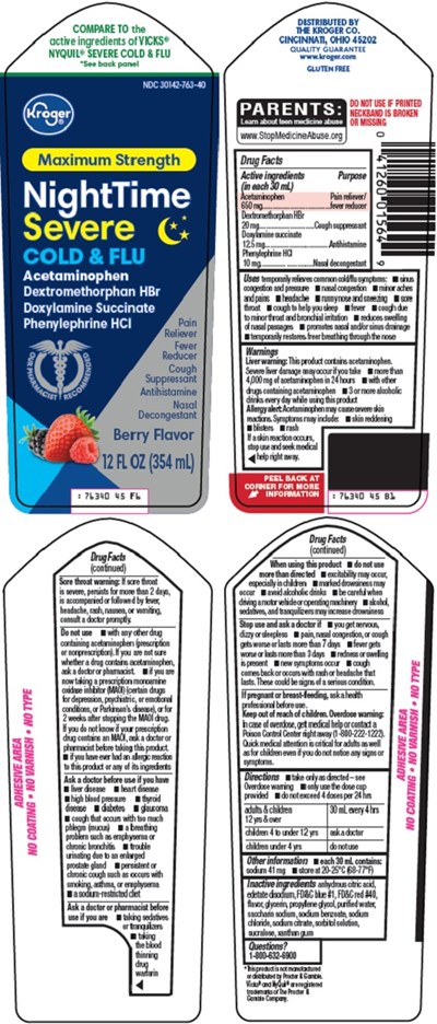 Kroger Nite Time Severe Cold &amp; Flu Image (Image 01)