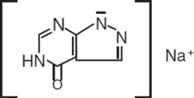 Allopurinol Structural Formula (All0d 0001 01)