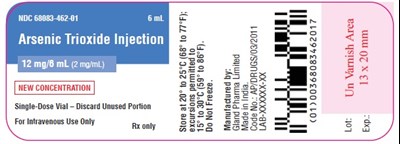 Arsenic Trioxide Spl Container Label 12 mg