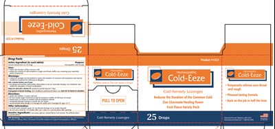 Cold-eeze 25ct Carton (Avd1staid Cold Eeze1225 8 6 19)