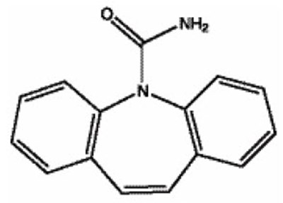 Chemical Structure - carbamazepine 01