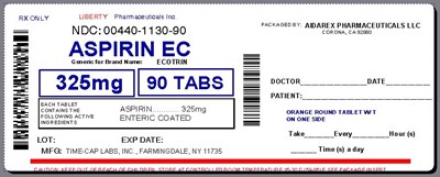 Image Label (Aspirin For Time Cap 1)