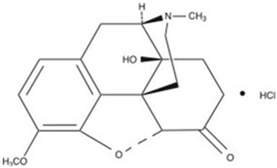 oxycodone-01.jpg Chemical Structure - oxycodone 01