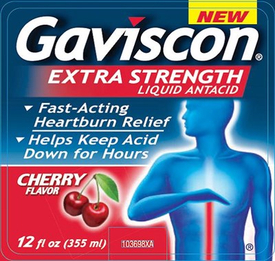 Gavison Extra Strength Cherry 12 fl oz (355mL) label - e89689fb f0c5 49c6 a957 d378cd039742 03