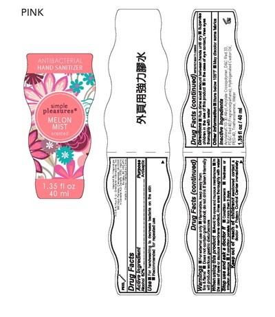 Package Label - HndSntzrPnkGrnBrr
