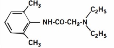 Lidocaine Structure (Lidocainestructure)