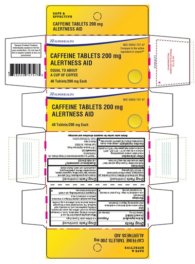 caffeine-fig1.jpg PACKAGE LABEL-PRINCIPAL DISPLAY PANEL 200 mg (16 Tablets Container Carton) - caffeine fig1