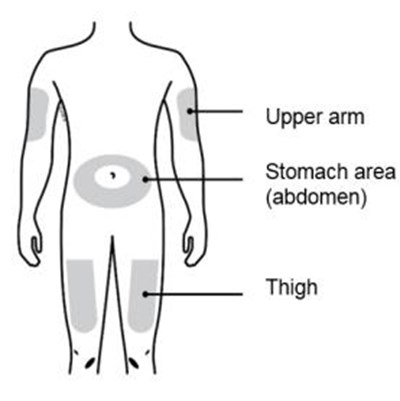 Clean Your Injection Site With An Alcohol Wipe. Let Your Skin Dry. (Enbrel 08)