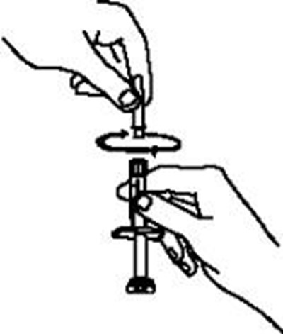 17.	Twist The 27 Gauge Needle Onto The Syringe Until It Fits Snugly.  Do Not Remove The Needle Cover From The Syringe.  Place The Syringe On Your Flat Work Surface Until You Are Ready To Inject Enbrel. (Enbrel 3c)