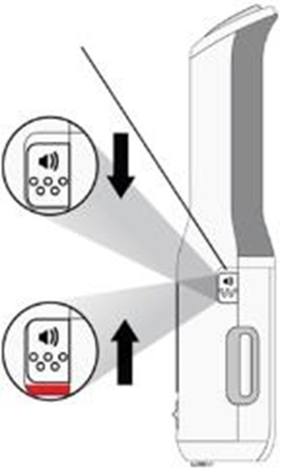 Autotouch Makes Sounds (♪) To Help Guide Yourinjection.  When You Receive A New Autotouch, Itwill Be Set With The Sounds On (sound Switch Down). (Enbrel 41)