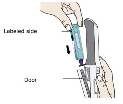 Hold The Enbrel Mini® Single-dose Cartridge With The Labeled Side Facing Out And Slide Into Door. (Enbrel 48)