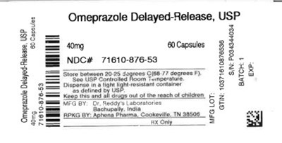 Label - 71610 0876 53