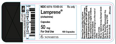 Principal Display Panel								Ndc 0078-1049-05								Rx Only								Lamprene®								(clofazimine)								Capsules								50 mg								For Oral Use 100 Capsules								Novartis (Lamprene 02)