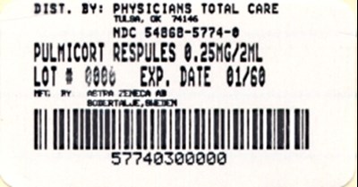 Pulmicort Respules 0.25mg/2ml (30 single dose respules ampule carton)