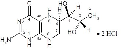 sapropterin-dihydrochloride-powder-for-oral-soluti-2.jpg chem-str - sapropterin dihydrochloride powder for oral soluti 2