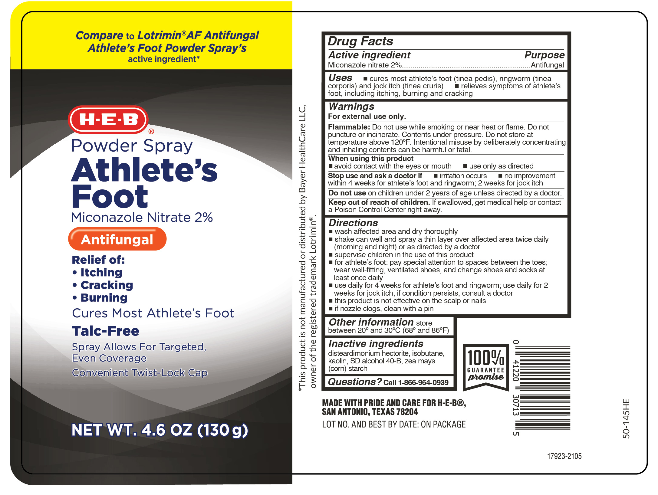 Heb Athlete Foot Antifungal - Images NDC 59640-101