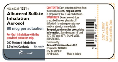 Label (Albuterol Sulfate Inhalation Proair 13)