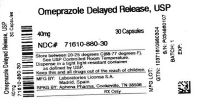 Label (71610 0880 30)