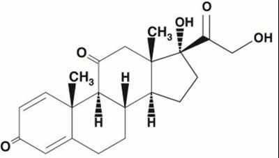 Chemical Structure - Prednisone - chem structure