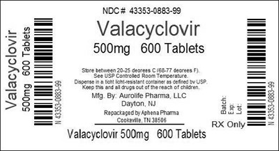 Bottle Label 500mg (43353 883)