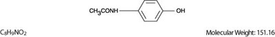 This is an image of the structural formula of Acetaminophen. - propoxy 2