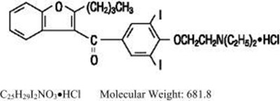 Chemical Structure (Pacerone Tablets 01)