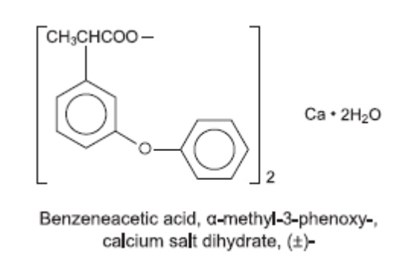 Image Description (Fenoprofen Calcium Capsules Structure)