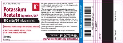 pot13-0000-02.jpg Package Label - Principal Display Panel – Potassium Acetate Injection, USP 50 mL Vial Label - pot13 0000 02