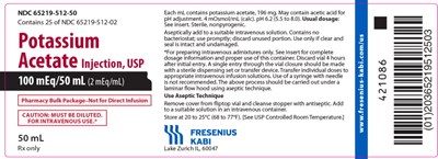 pot13-0000-03.jpg Package Label - Principal Display Panel – Potassium Acetate Injection, USP 50 mL Tray Label - pot13 0000 03