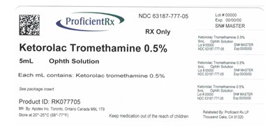 0-5percent-5ml-BOTTLE-LABEL.jpg 63187-777-05 - 0 5percent 5ml BOTTLE LABEL
