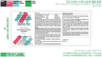 Neotuss Plus 1 Fl.oz. (Neotuss Plus Drug Facts Label)