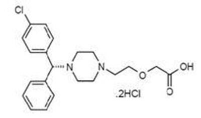 Chemical Structure - levocetirizine 01