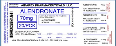Image Label (Alendronate 70 mg For Teva 10)