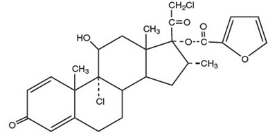 Chemical Structure - mometasone 01