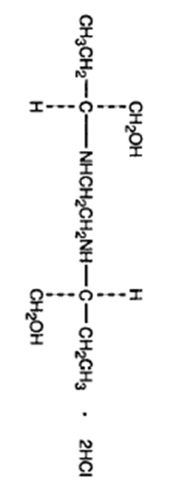 Structural Formula - ethambutol hydrochloride tablets 01