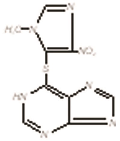 Chem Structure (Azathioprine Tablets Usp 1)