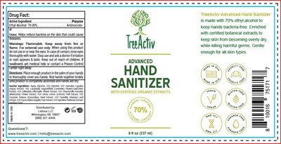 Principal Display Panel (237 ml Bottle Label)