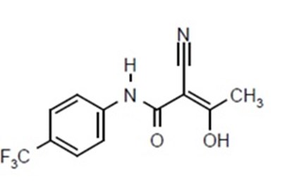 Chemical Structure - teriflunomide str