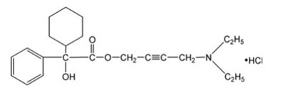 The Structural Formula Of Oxybutynin Chloride (Oxybutynin Chloride 01)