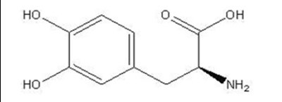 Levodopa-structural-formula.jpg (Levodopa Structural Formula)