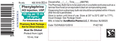 phenylephrine-fig3.jpg PACKAGE LABEL-PRINCIPAL DISPLAY PANEL - 100 mg per 10 mL (10 mg / mL) - Container Label - phenylephrine fig3