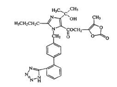 Structure - olmesartanhctz olme