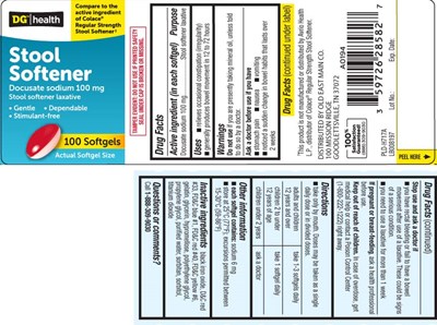 Docusate Sodium 100 mg (Docusate Sodium 2 Tone 100 mg Softgels Pat 1)