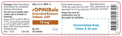 ropinirole-12mg-30ct-tabs - ropinirole 12mg 30ct tabs