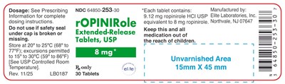 ropinirole-8mg-30ct-tabs - ropinirole 8mg 30ct tabs