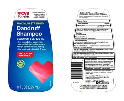 Medicated Menthol Dandruff Shampoo (Cvs Health Maximum Strength Dandruff Shampoo Medic 1)