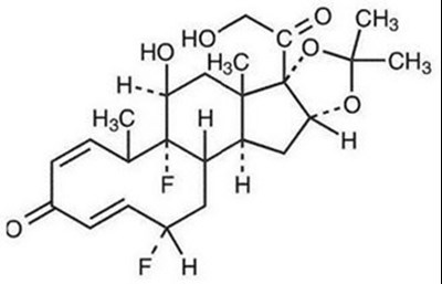 structure - fluocinolone acetonide chemical structure