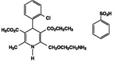 Benazepril Hydrochloride Chemical Structure (Amlobenaz Str2)