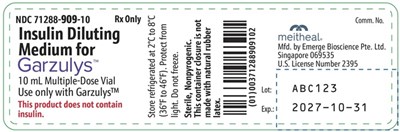 Principal Display Panel – Garzulys (insulin Aspart-fsan) Injection Vial Diluent Label (Vial Diluent Label V4)